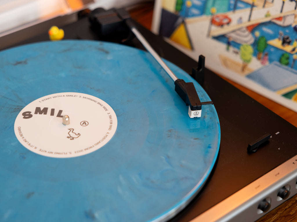 SMIL 12" Vinyl Blue Swirl [50 Copies]